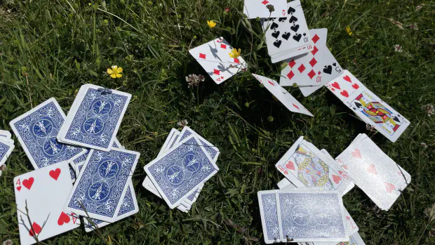 That would have been aweseome wouldn't it ;) Featured image Playing Cards on Grass