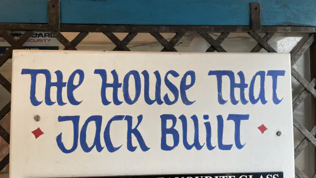 The House That Jack Built sign Featured image The House That Jack Built sign